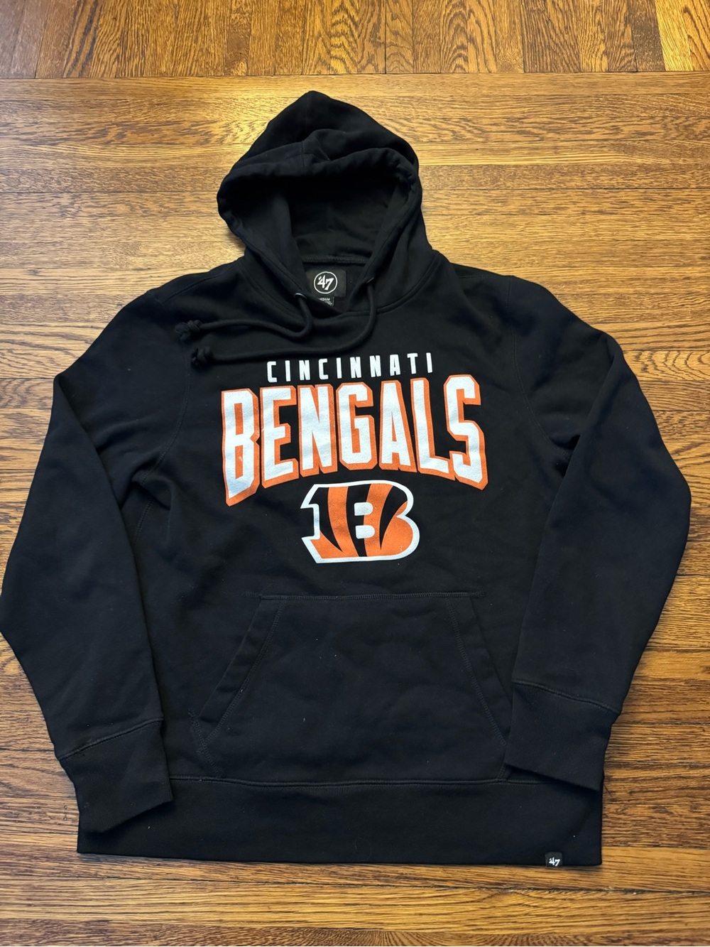 CINCINNATI BENGALS (47 Brand) Black Pullover Hoodie